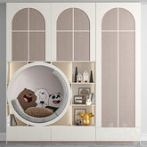 Trueliving 5 Loft Door Kids Designer wardrobes Laminated Finish & PU Finish 8Ft *2Ft *9Ft -2438.4MM X 609MM X 2743.2MM)